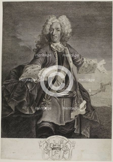 Johann Matthias, Count von Schulenburg., n.d. Creator: Giovanni Marco Pitteri.