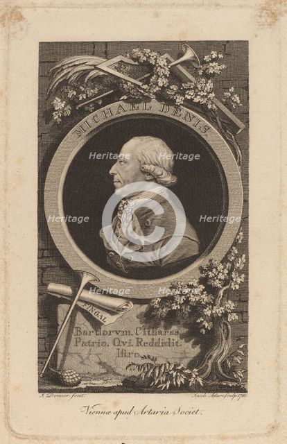 Johann-Michael Denis, 1781. Creator: Jacob Adam.