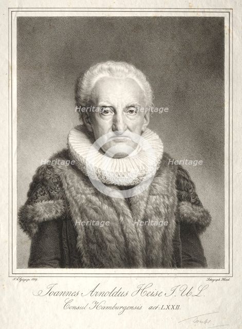 Johann Arnold Heise, 1819. Creator: Friedrich Carl Gröger (German, 1766-1838).