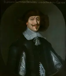 Johann Balthasar Schneider, c17th century. Creator: Anon