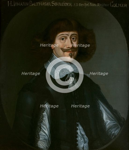 Johann Balthasar Schneider, c17th century. Creator: Anon.