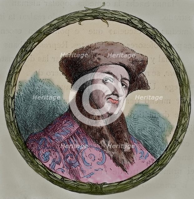 Johann Baptist Fischart, (19th century).  Creator: Unknown.