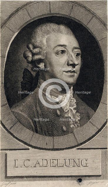 Johann Christoph Adelung (1732-1806). Creator: Geyser, Christian Gottlieb (1742-1803).