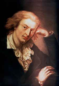 Johann Christoph Friedrich Von Schiller German poet, dramatist and historian, c1785. Artist: Anton Graff