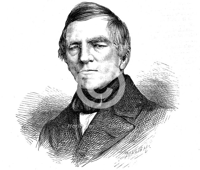 Johann Franz Encke, 19th century German astronomer.  Creator: Unknown.