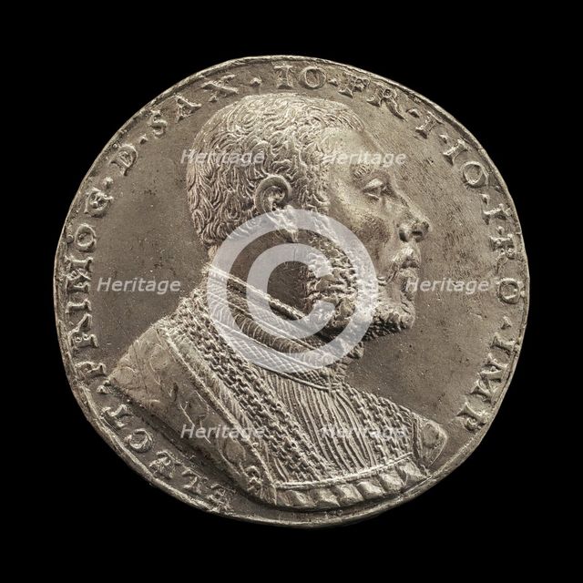 Johann Frederich, 1503-1554, Elector of Saxony 1532 [obverse], c. 1532. Creator: Matthes Gebel.