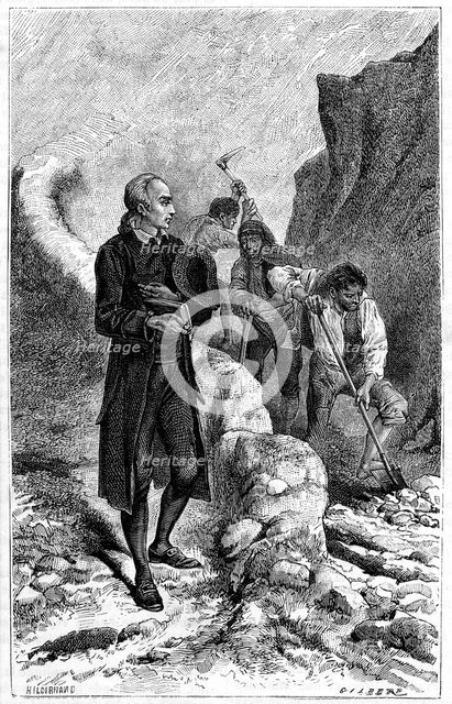 Johann Friedrich Oberlin, Lutheran philanthropist, c1800 (c1880). Artist: Unknown