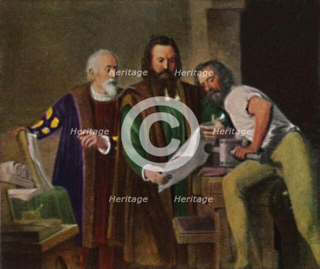 'Johann Gutenberg 1400-1468', 1934. Creator: Unknown.