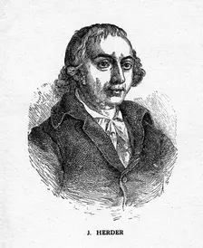 Johann Gottfried von Herder, German poet, critic, theologian, and philosopher, 19th century