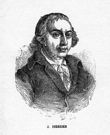 Johann Gottfried von Herder, German poet, critic, theologian, and philosopher, 19th century