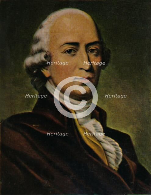 'Johann Gottfried Herder 1744-1803. - Gemälde nach Graefle', 1934. Creator: Unknown.