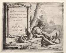 Johann Heinrich Roos Shepherding (series), 1665. Creator: Johann Heinrich Roos (German, 1631-1685)