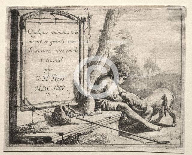 Johann Heinrich Roos Shepherding (series), 1665. Creator: Johann Heinrich Roos (German, 1631-1685).