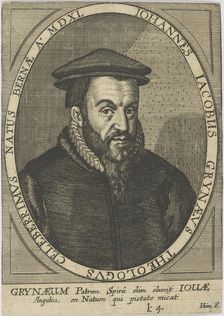 Johann Jakob Grynaeus (1540-1617) , 1650. Creator: Anonymous