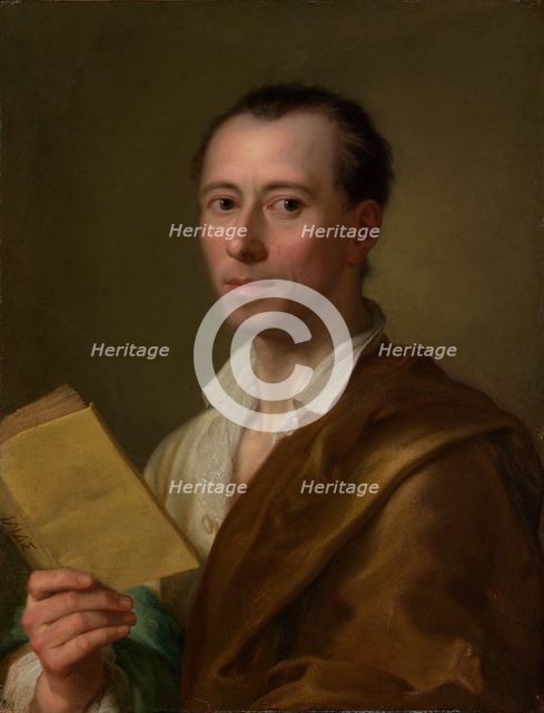 Johann Joachim Winckelmann (1717-1768), ca. 1777. Creator: Anton Raphael Mengs.