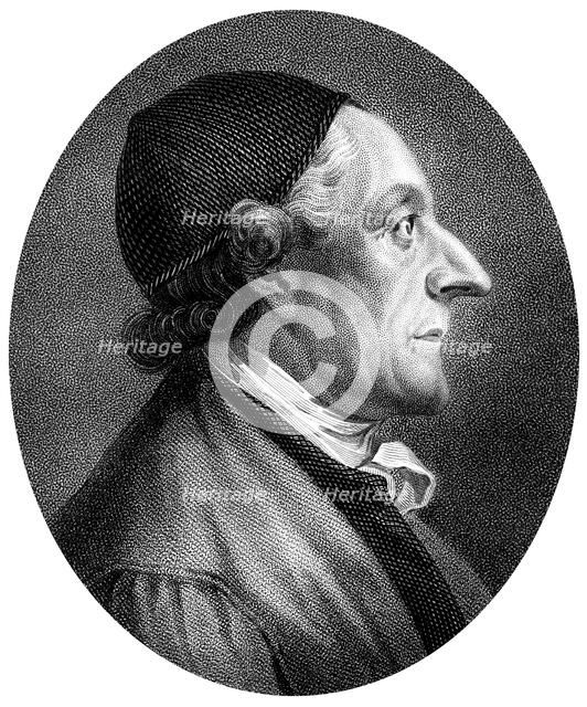 Johann Kaspar Lavater, Swiss physiognomist and theologian, (1813).Artist: J Chapman