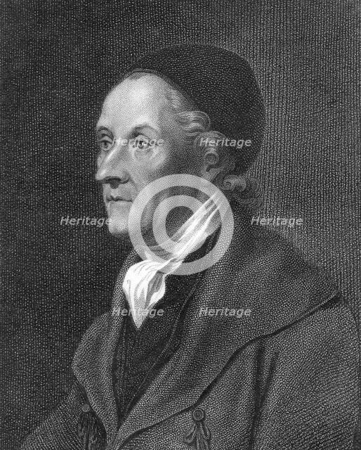 Johann Kaspar Lavater, Swiss physiognomist and theologian, early 19th century. Artist: Unknown