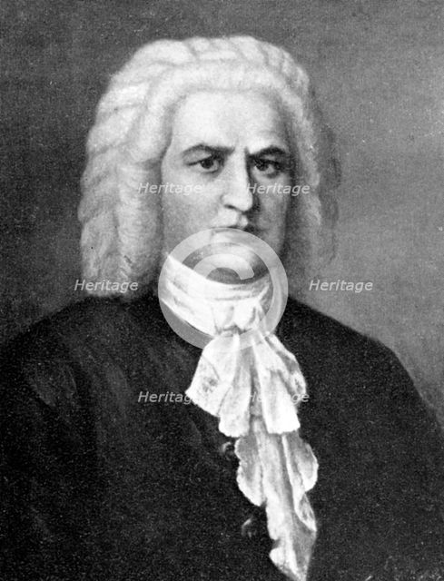 Johann Sebastian Bach, (1685-1750), German composer, 1909. Artist: Unknown