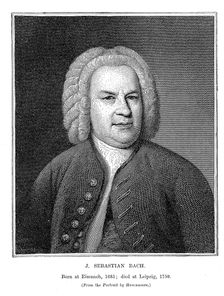 Johann Sebastian Bach (1685-1750), German composer and organist, 1746