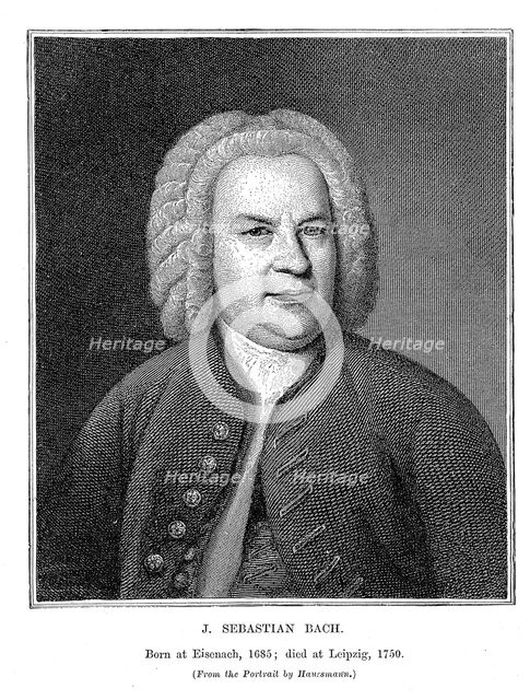 Johann Sebastian Bach (1685-1750), German composer and organist, 1746. Artist: Unknown