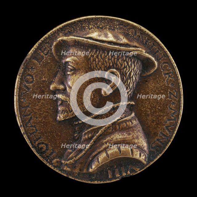 Johann van Leyden, c. 1509-1536, Dutch Anabaptist [obverse], c. 1535. Creator: Unknown.
