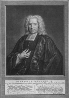 Johann Wessel, c1740s? Creator: Jacobus Houbraken