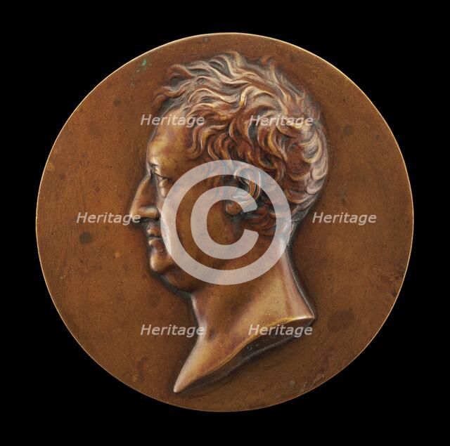 Johann Wolfgang von Goethe, 1749-1832 [obverse], 1809. Creator: Leonhard Posch.