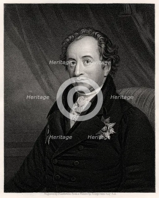 Johann Wolfgang von Goethe, German poet, dramatist and scientist, 19th century. Artist: James Posselwhite