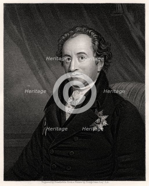 Johann Wolfgang von Goethe, German poet, dramatist and scientist, 19th century. Artist: James Posselwhite