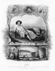 Johann Wolfgang von Goethe, German poet, dramatist and scientist, 19th century