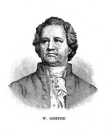 Johann Wolfgang von Goethe, German poet, dramatist and scientist, 19th century