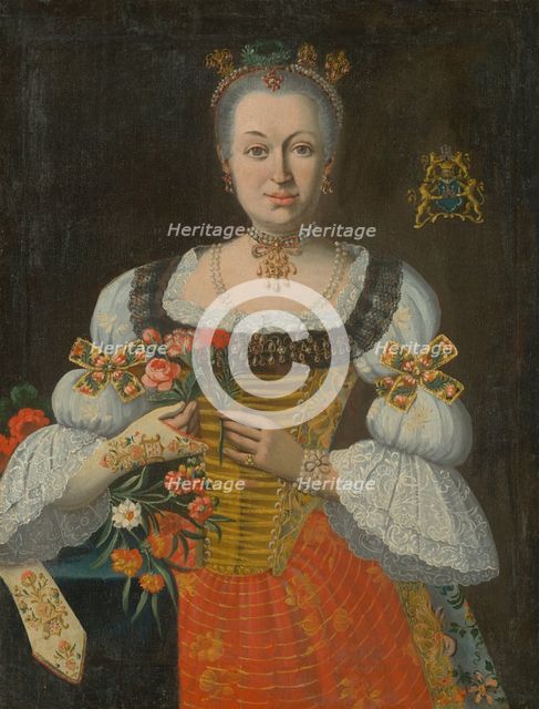 Johanna Zuzana Horváth-Stanithová, c1750. Creator: Ján Gottlieb Kramer.