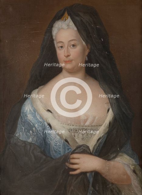 Johanna Charlotta, 1682-1750, Princess of Anhalt-Dessau, Margravine of Brandenburg, 1724. Creator: Anon.