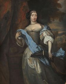 Johanna le Gillon, Wife of Hieronymus van Beverningk, 1670. Creator: Jan De Baen
