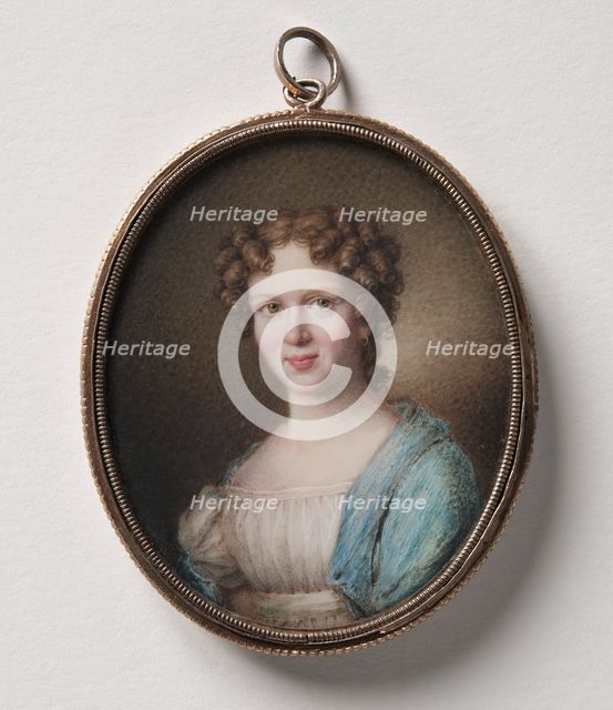 Johanne Marie Stolpe, m. Ehrenreich, Clergyman´s wife, 1833. Creator: Frederik Christian Camradt.