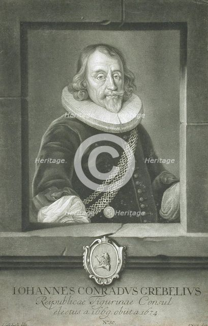 Johannes Conradus Grebelius, c1756. Creator: Sebastian Walch.
