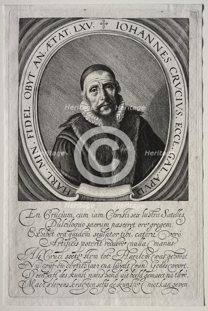 Johannes Crucius. Creator: Jan van de Velde (Dutch, 1620-1662).