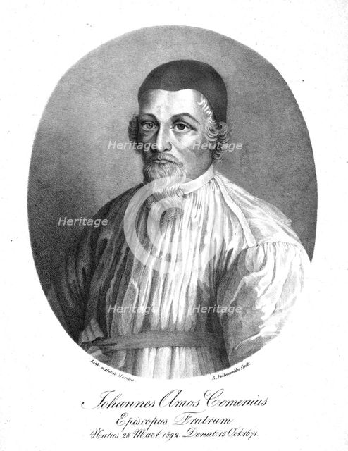 'Johannes Amos Comenius', (early 19th century). Creator: Hosch Merian.