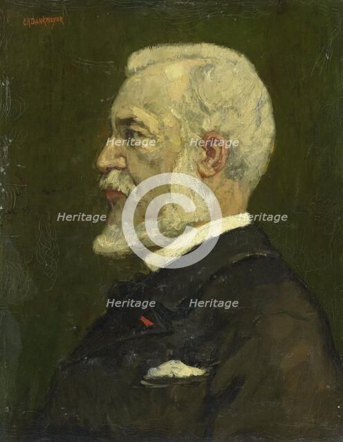 Johannes Bosboom (1817-91), Painter, 1885-1891. Creator: Carel Dankmeyer.