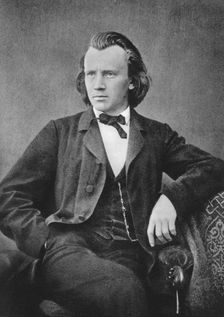 Johannes Brahms (1833-1897), German composer and pianist, c1866