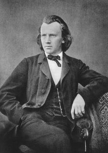 Johannes Brahms (1833-1897), German composer and pianist, c1866