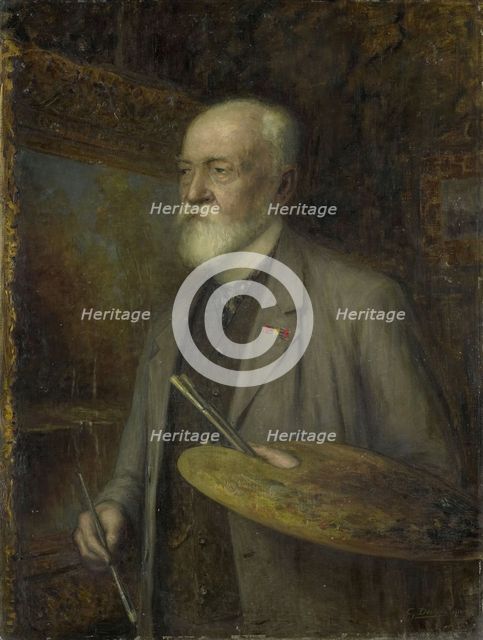 Johannes Gijsbert Vogel (1828-1915), Painter, 1910. Creator: Gijsbertus Derksen.