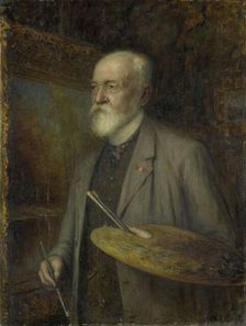 Johannes Gijsbert Vogel (1828-1915), Painter, 1910. Creator: Gijsbertus Derksen