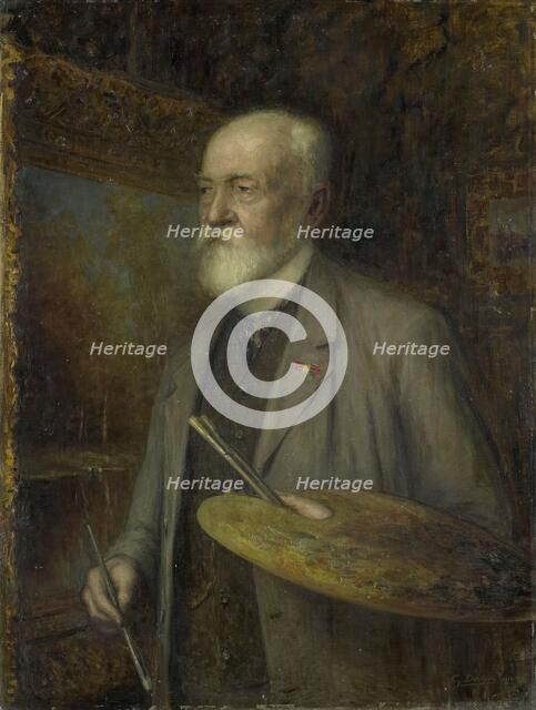 Johannes Gijsbert Vogel (1828-1915), Painter, 1910. Creator: Gijsbertus Derksen.