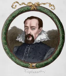 Johannes Kepler (1571-1630), German mathematician and astronomer, 1882. Creator: Unknown