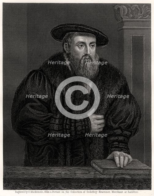 Johannes Kepler, German astronomer, (19th century). Artist: F Mackenzie