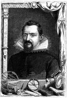 Johannes Kepler, German astronomer, c1600, (c1870)