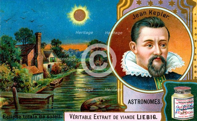 Johannes Kepler, German astronomer, (c1900). Artist: Unknown