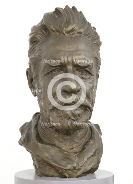 Johannes Hage (1842-1923), 1918. Creator: Ludvig Brandstrup.