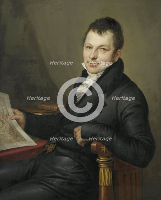 Johannes Hermanus Molkenboer (1773-1834). Art Collector, 1815. Creator: Mathieu Van Brée.